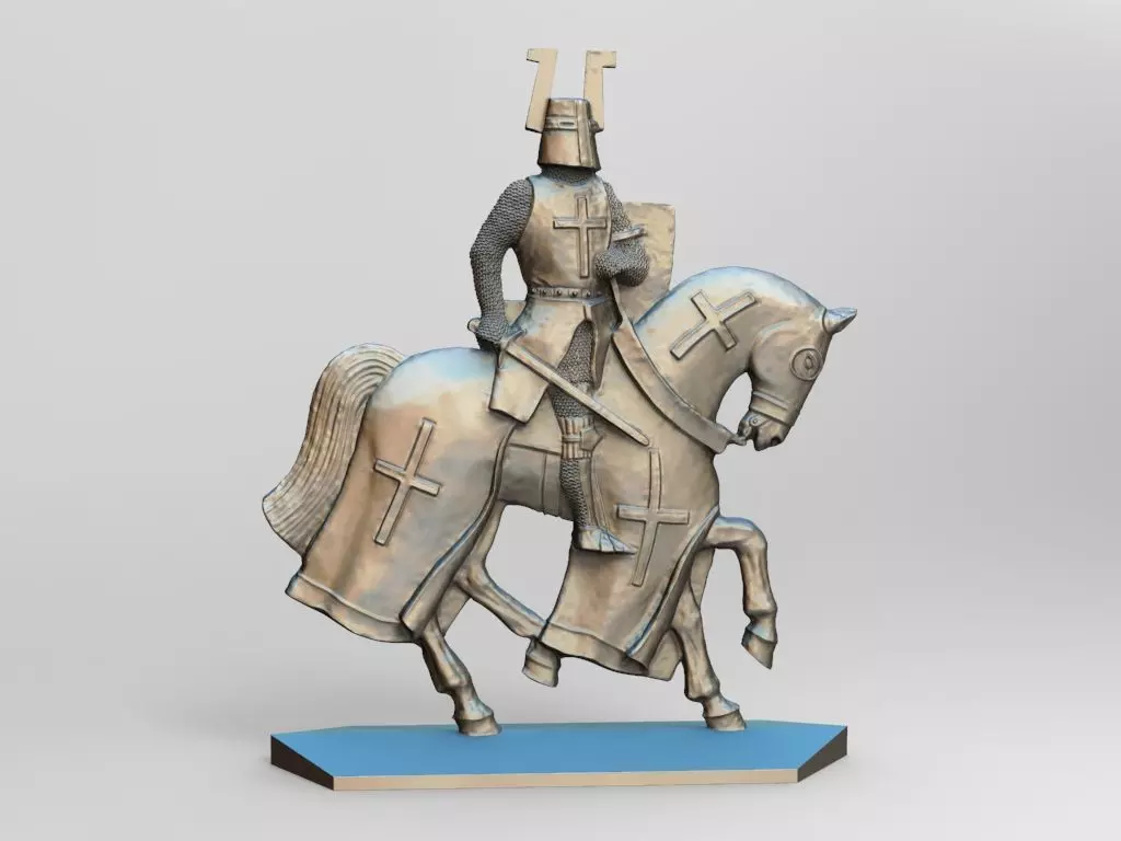 EQUESTRIAN KNIGHT 18 3D print model_0