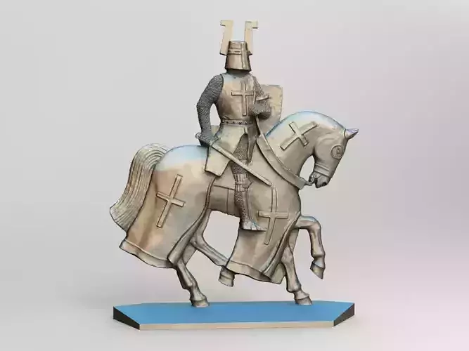 EQUESTRIAN KNIGHT 18 3D print model