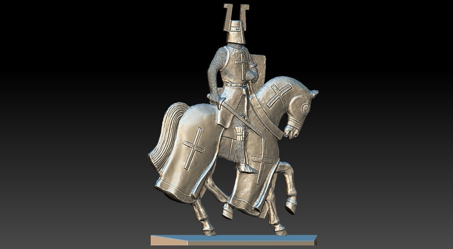 EQUESTRIAN KNIGHT 18 3D print model_16
