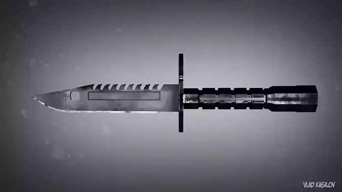 M9 Bayonet Free low-poly 3D model