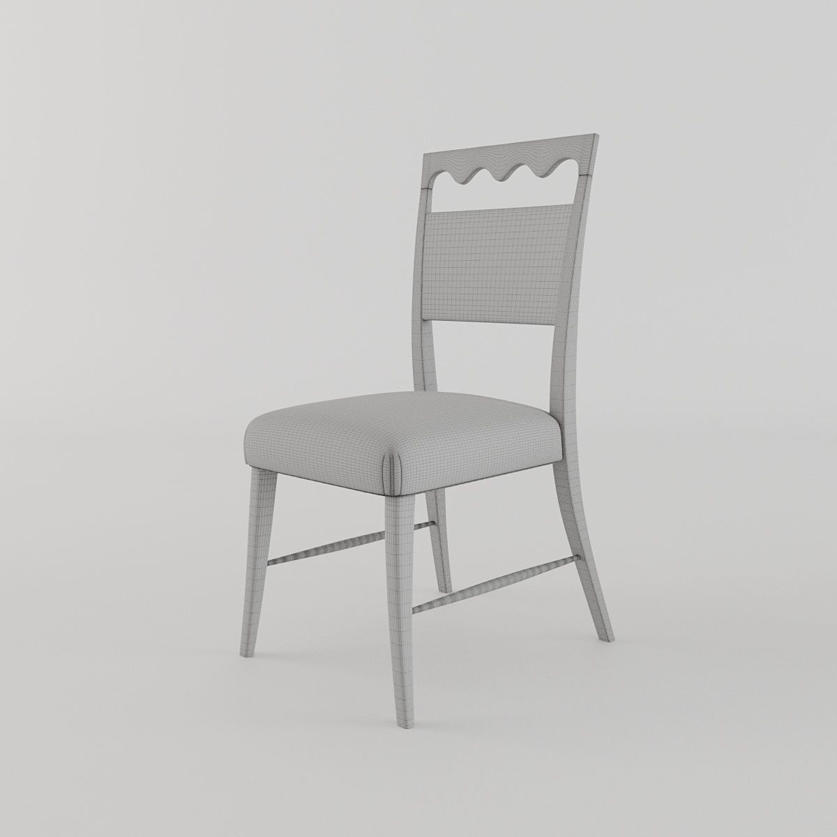Paolo Buffa chair 3D model_5