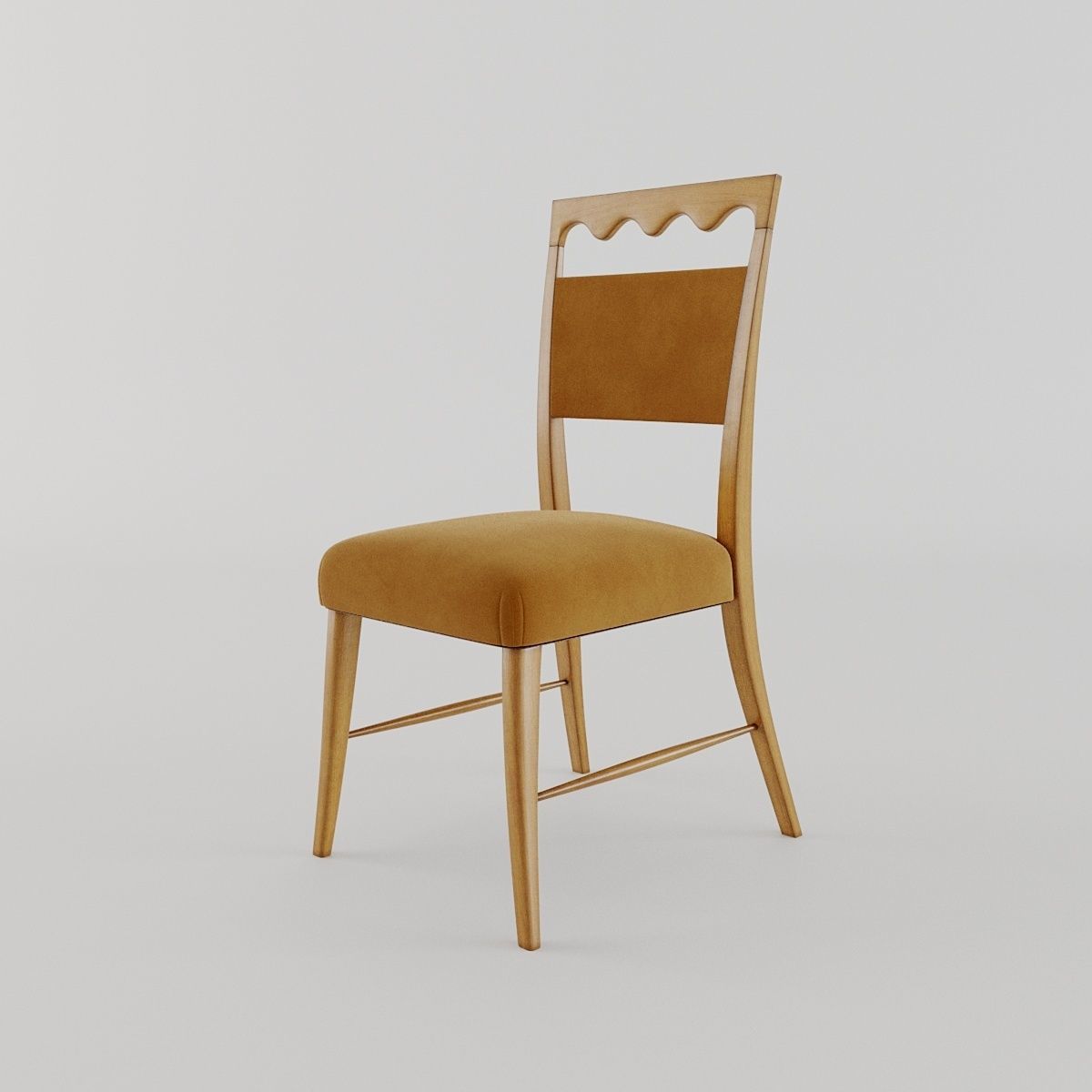 Paolo Buffa chair 3D model_4