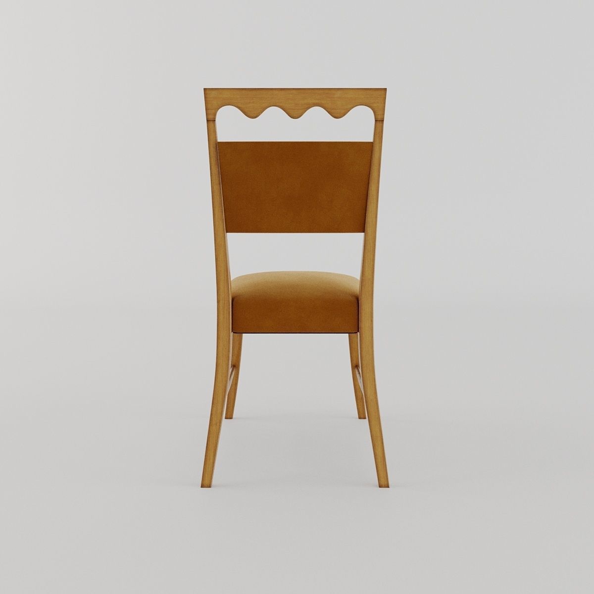 Paolo Buffa chair 3D model_1