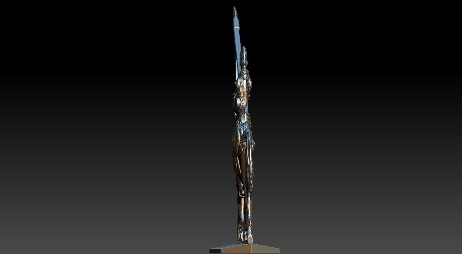 EQUESTRIAN KNIGHT 19 3D print model_11