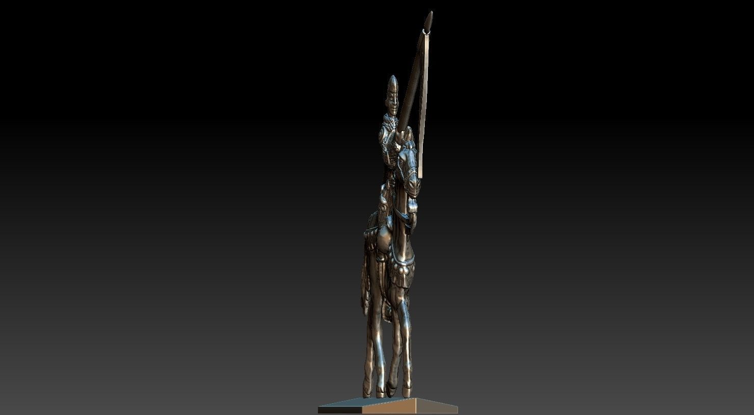 EQUESTRIAN KNIGHT 19 3D print model_24