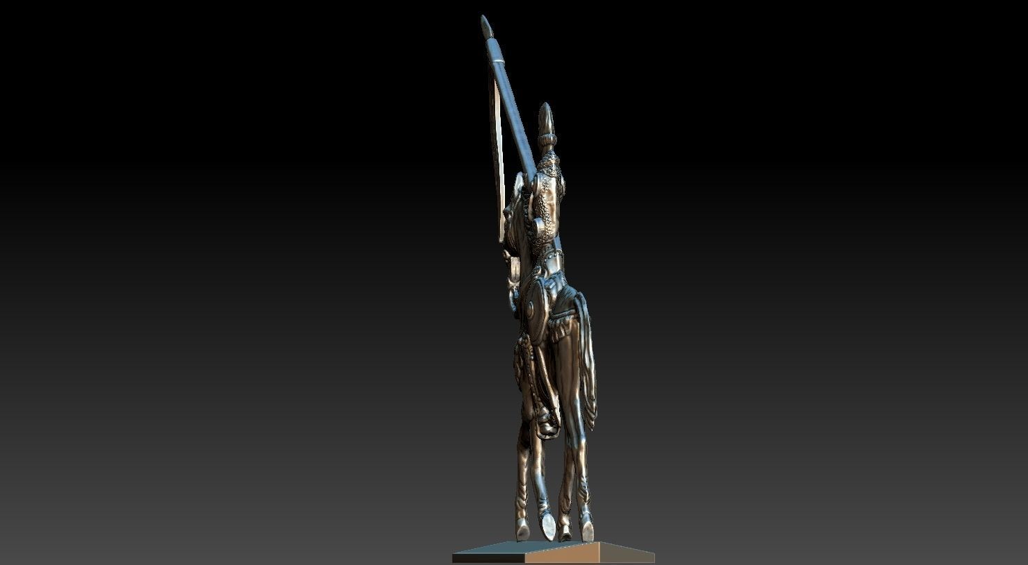 EQUESTRIAN KNIGHT 19 3D print model_10