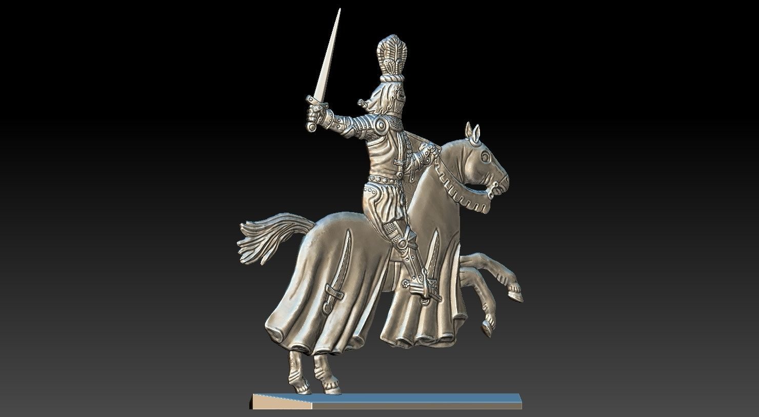 EQUESTRIAN KNIGHT 20 3D print model_17