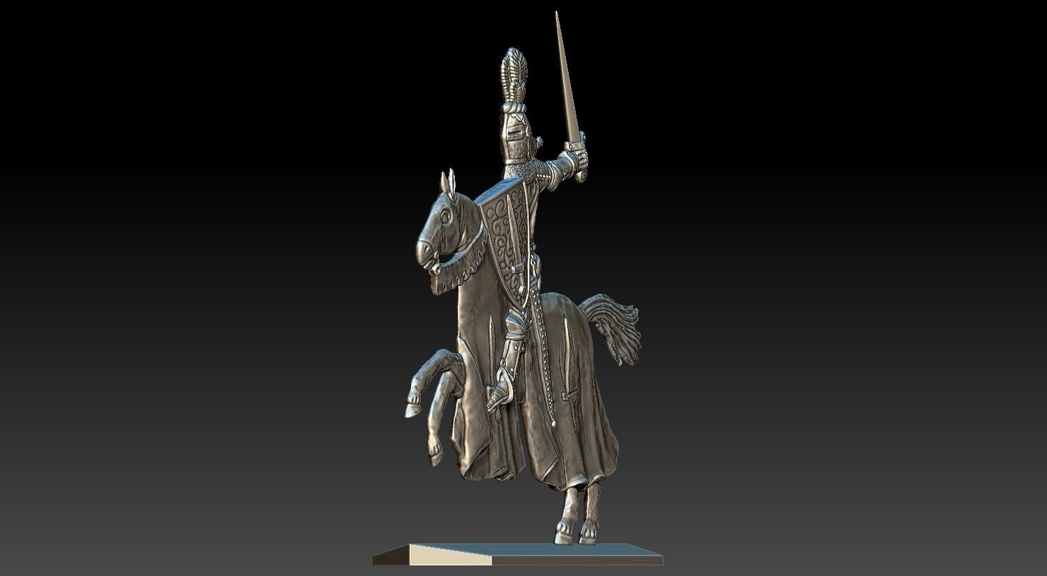 EQUESTRIAN KNIGHT 20 3D print model_30