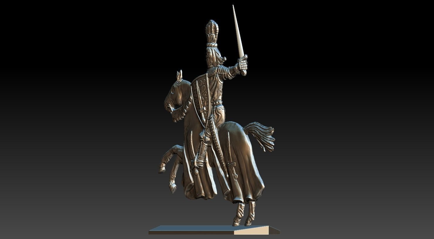 EQUESTRIAN KNIGHT 20 3D print model_10