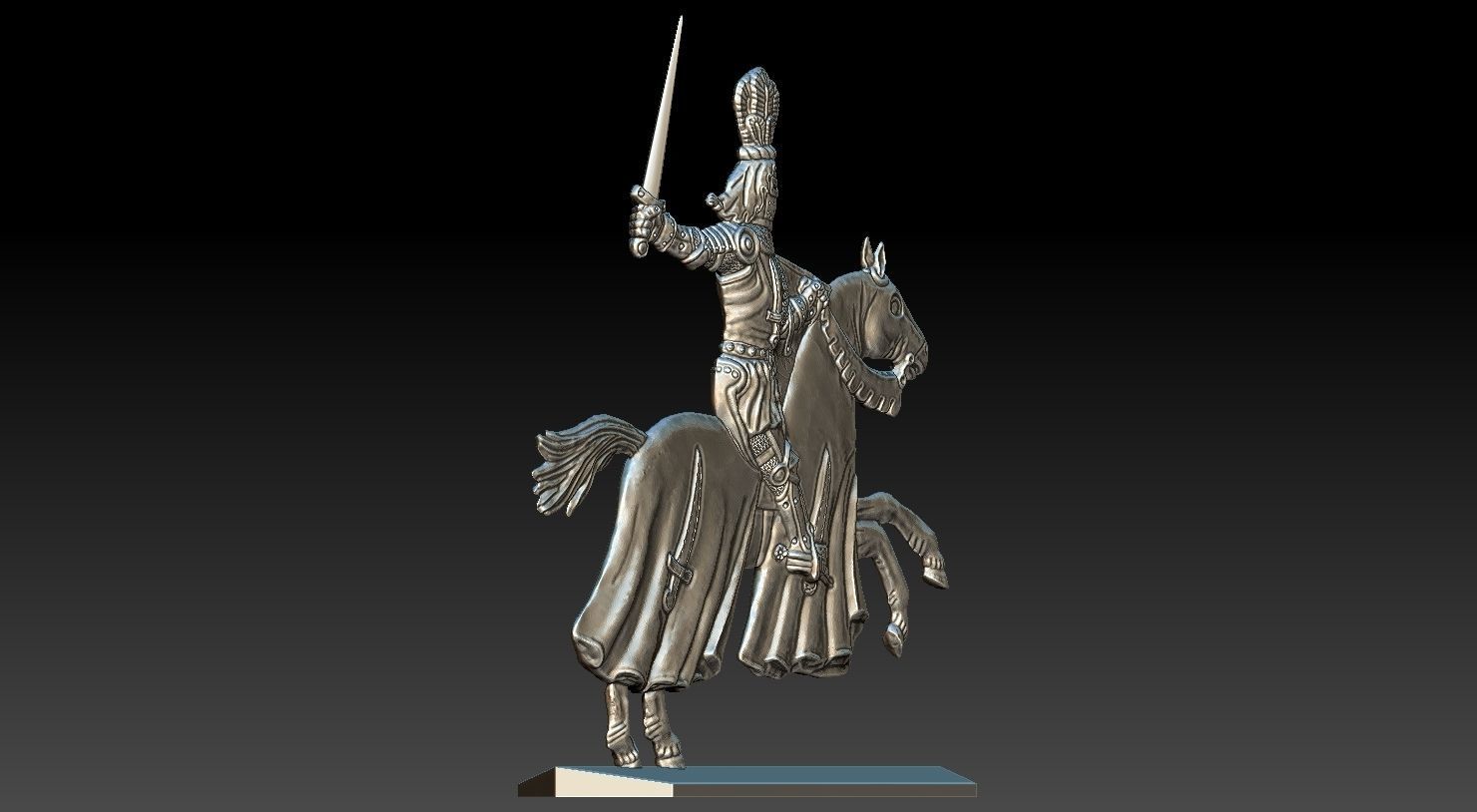 EQUESTRIAN KNIGHT 20 3D print model_16