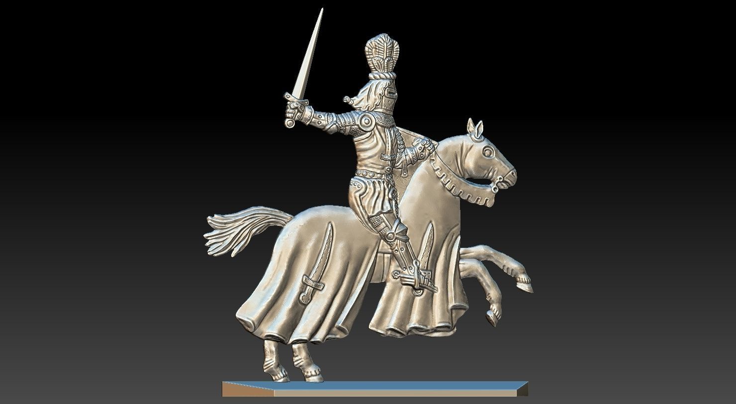 EQUESTRIAN KNIGHT 20 3D print model_18