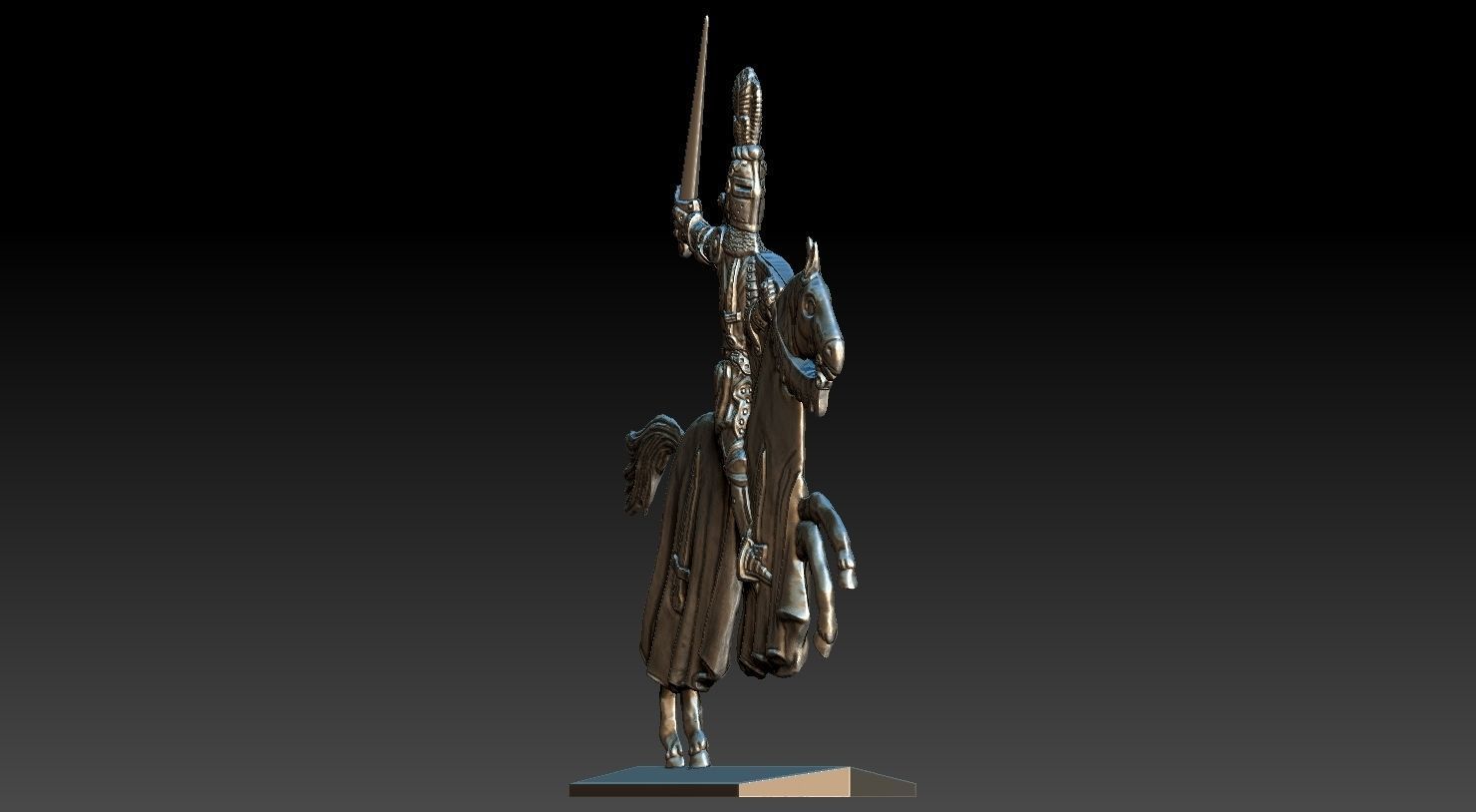 EQUESTRIAN KNIGHT 20 3D print model_26