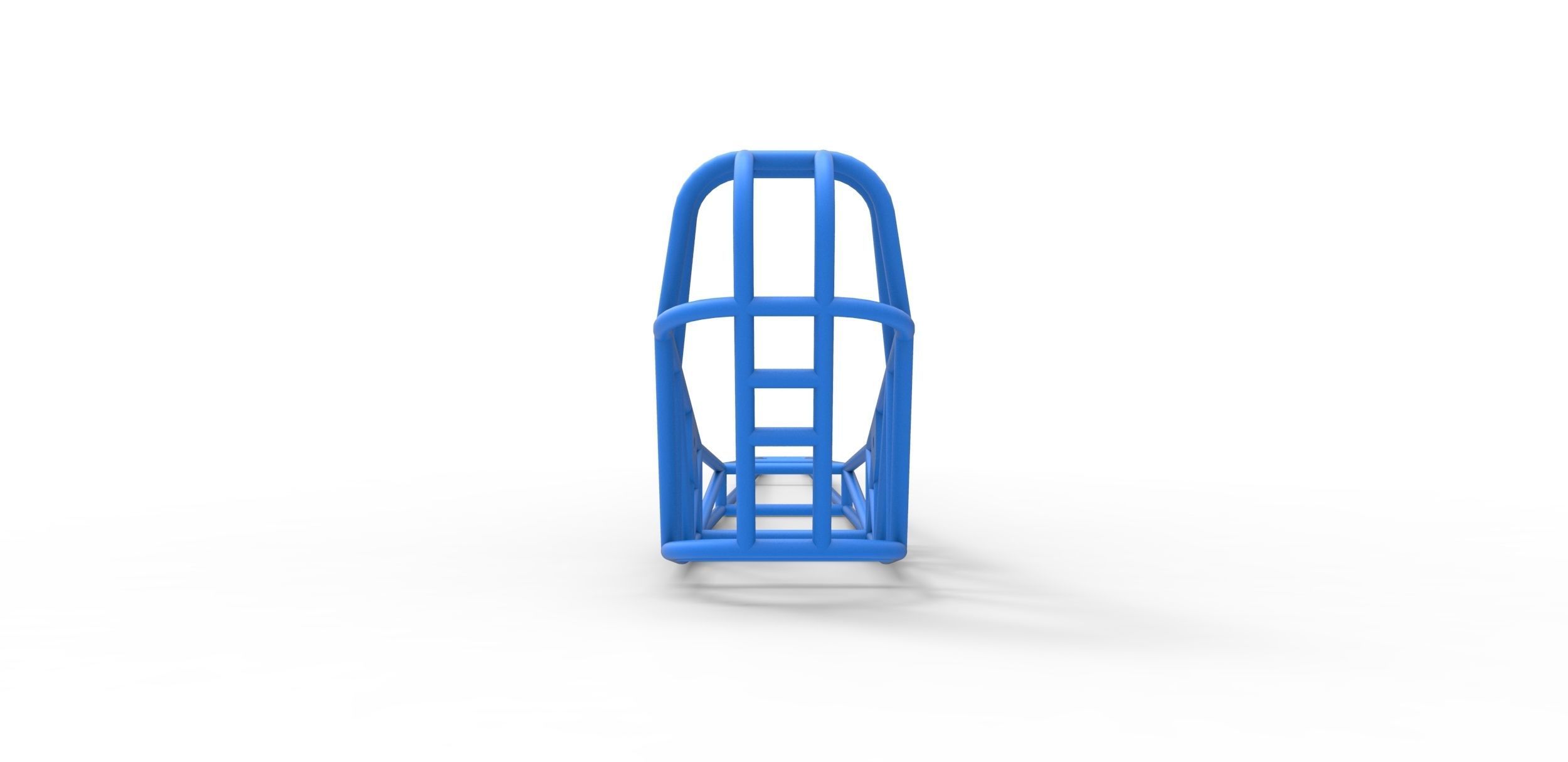 Frame of Front engine dragster Scale 1 to 25 3D print model_11