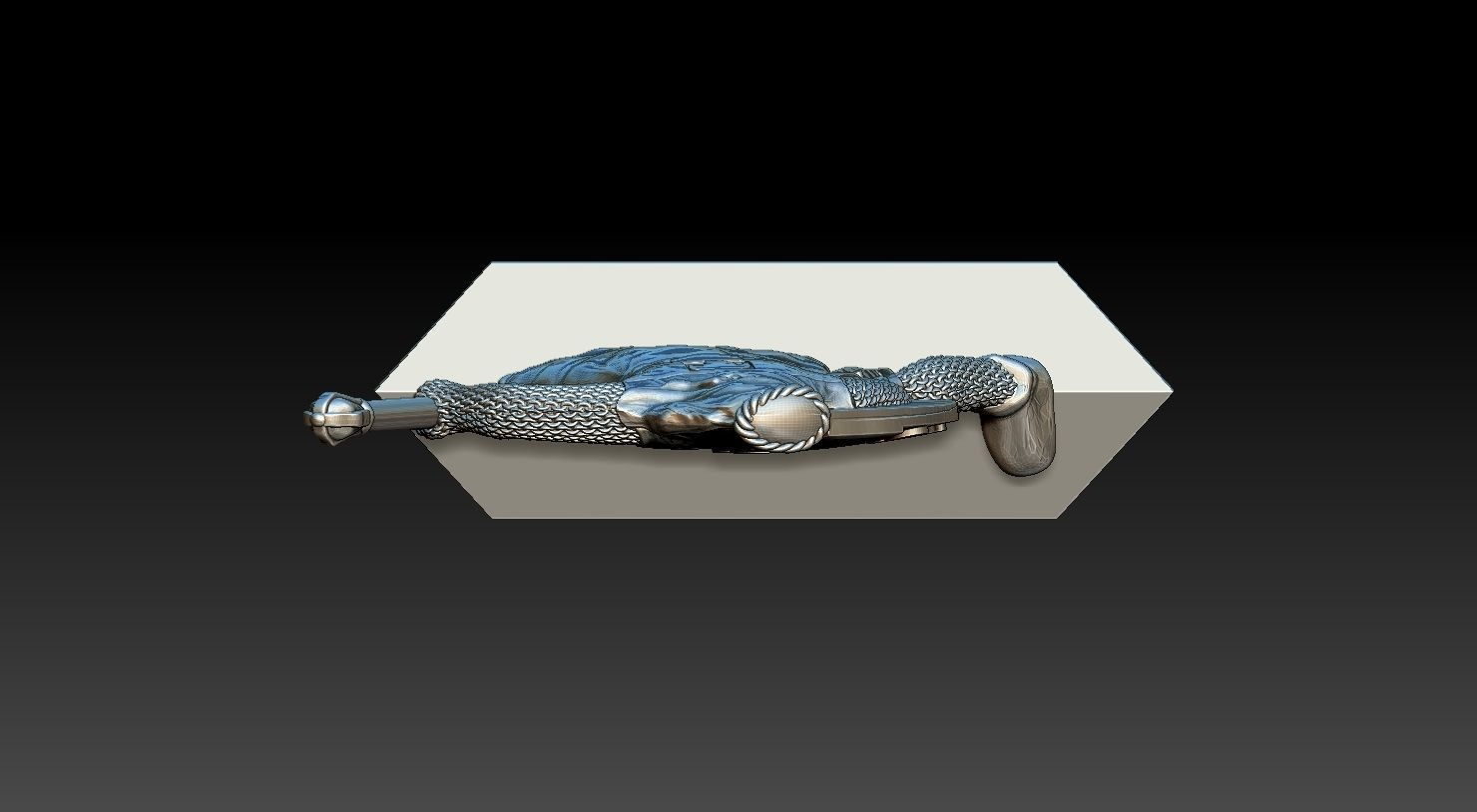 Knight 2 metal turtle 3D print model_15