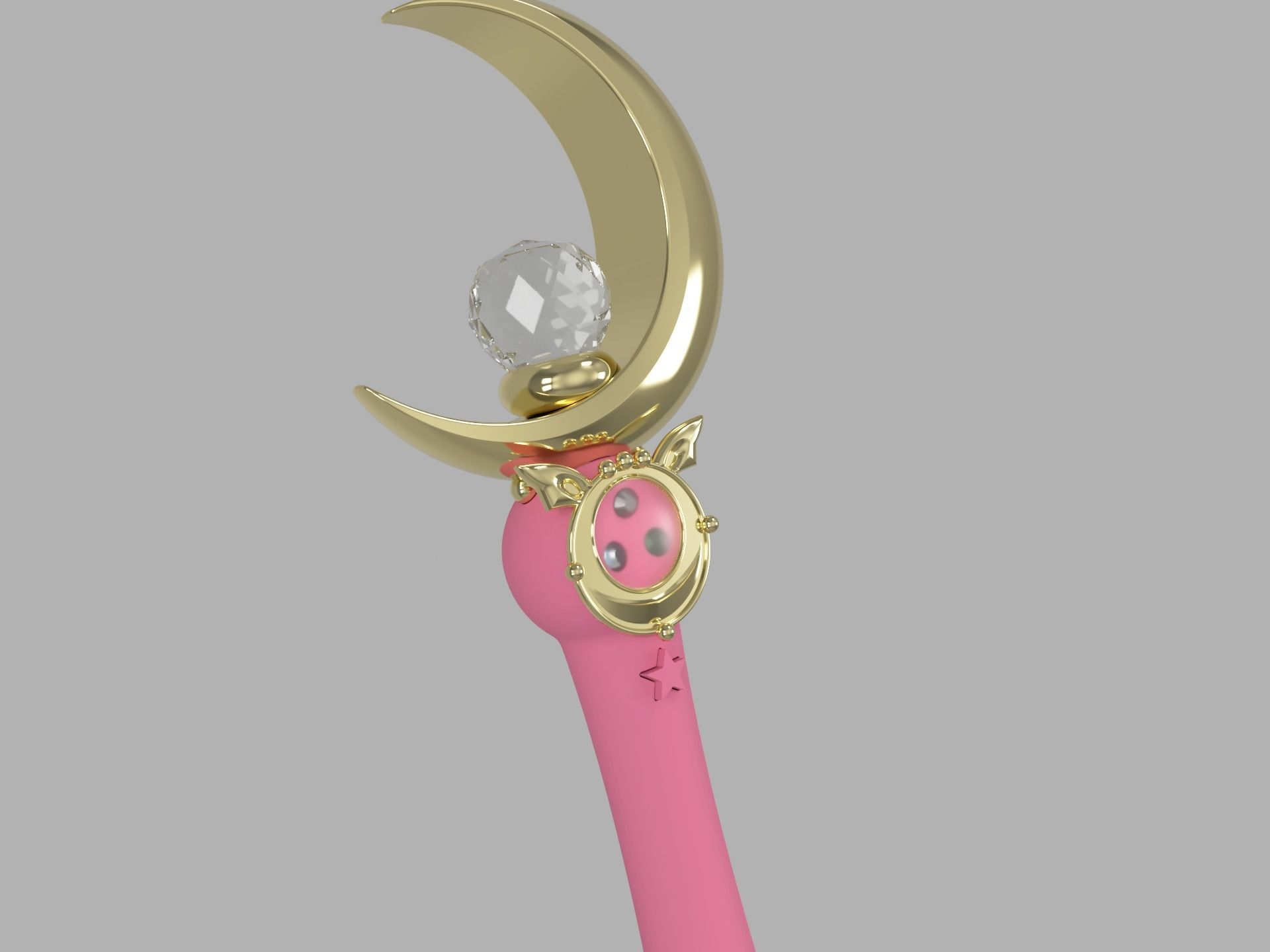 Sailor Moon transformation wand - Pretty guardian  3D print model_2