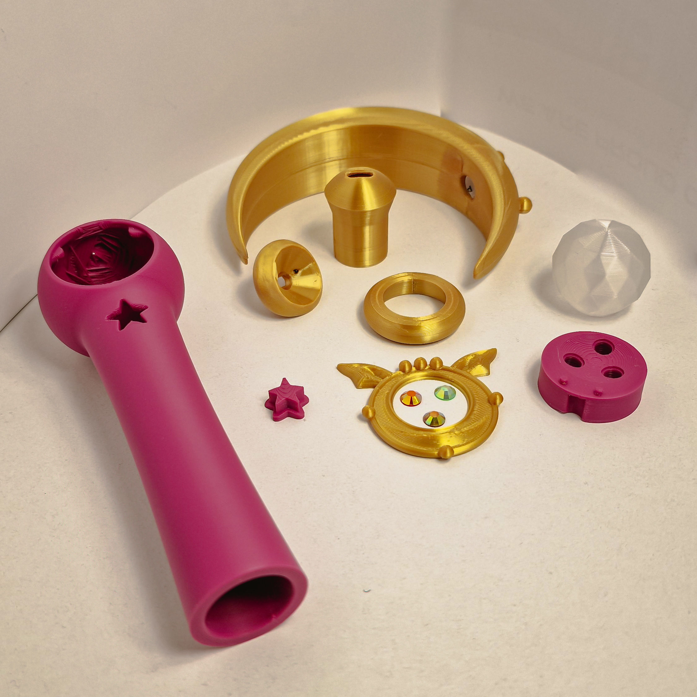 Sailor Moon transformation wand - Pretty guardian  3D print model_7