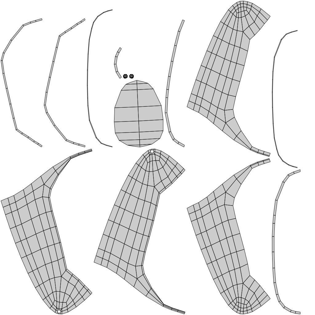 Autogyro Calidus like Rigged 3D model_16