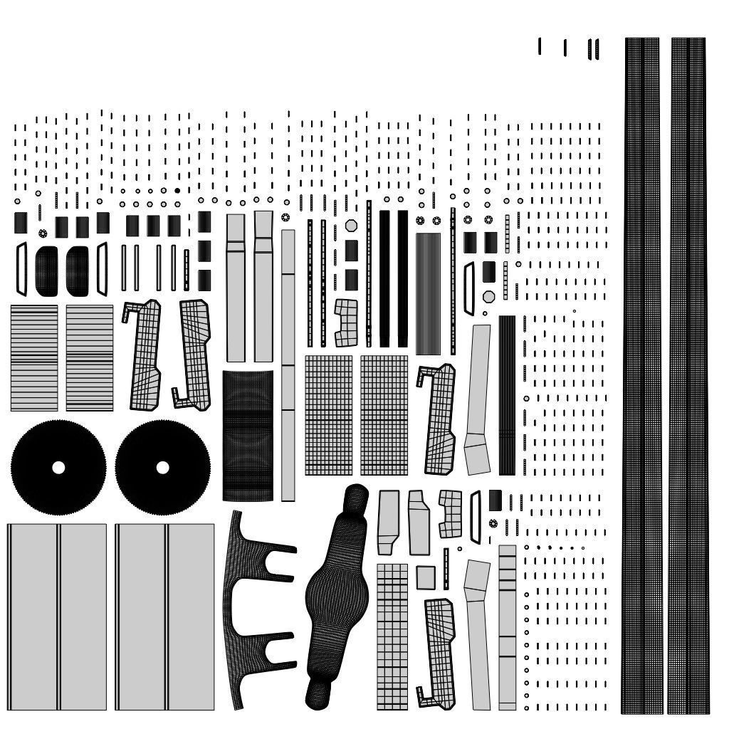 Autogyro Calidus like Rigged 3D model_18