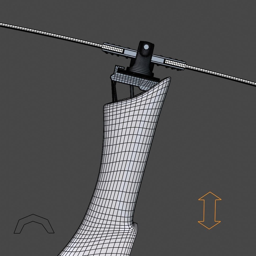 Autogyro Calidus like Rigged 3D model_15