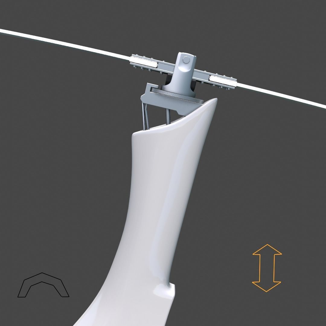 Autogyro Calidus like Rigged 3D model_8