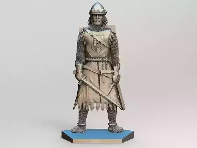 Knight 5 medieval 3D print model