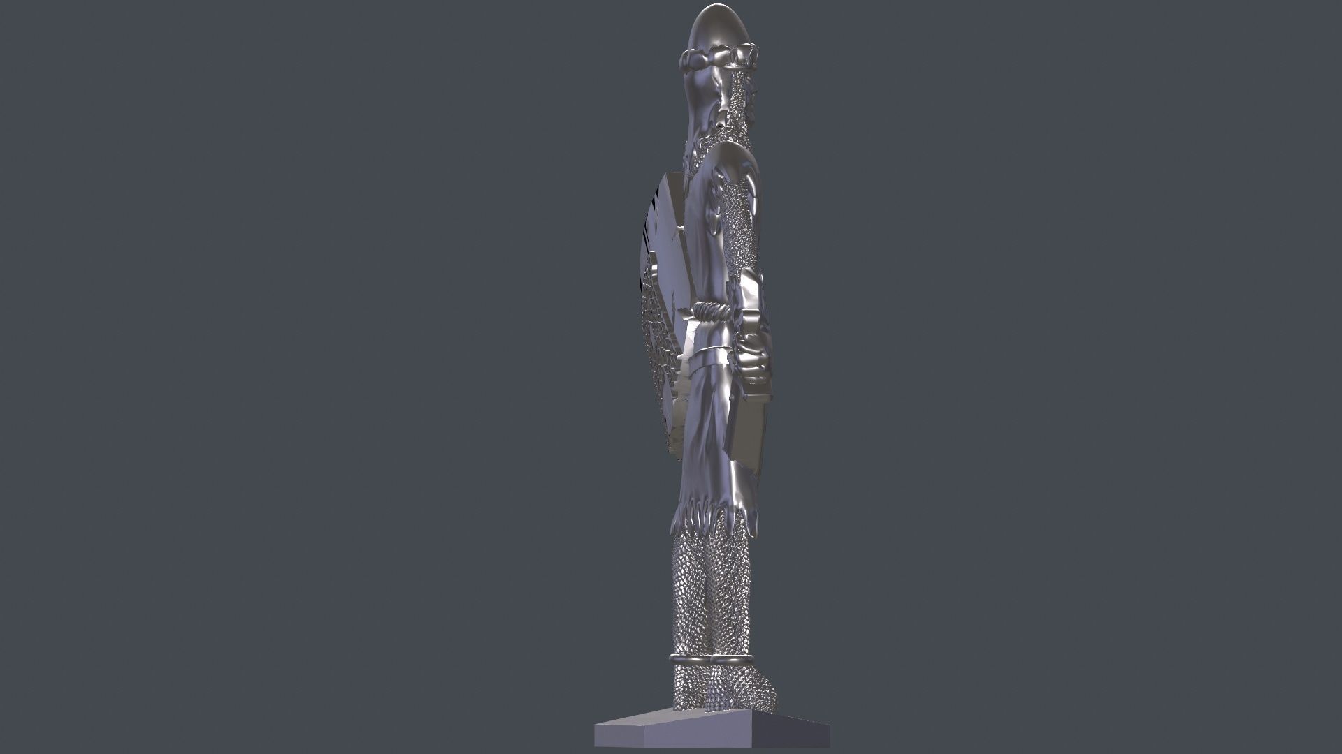 Knight 6 in armor 3D print model_9