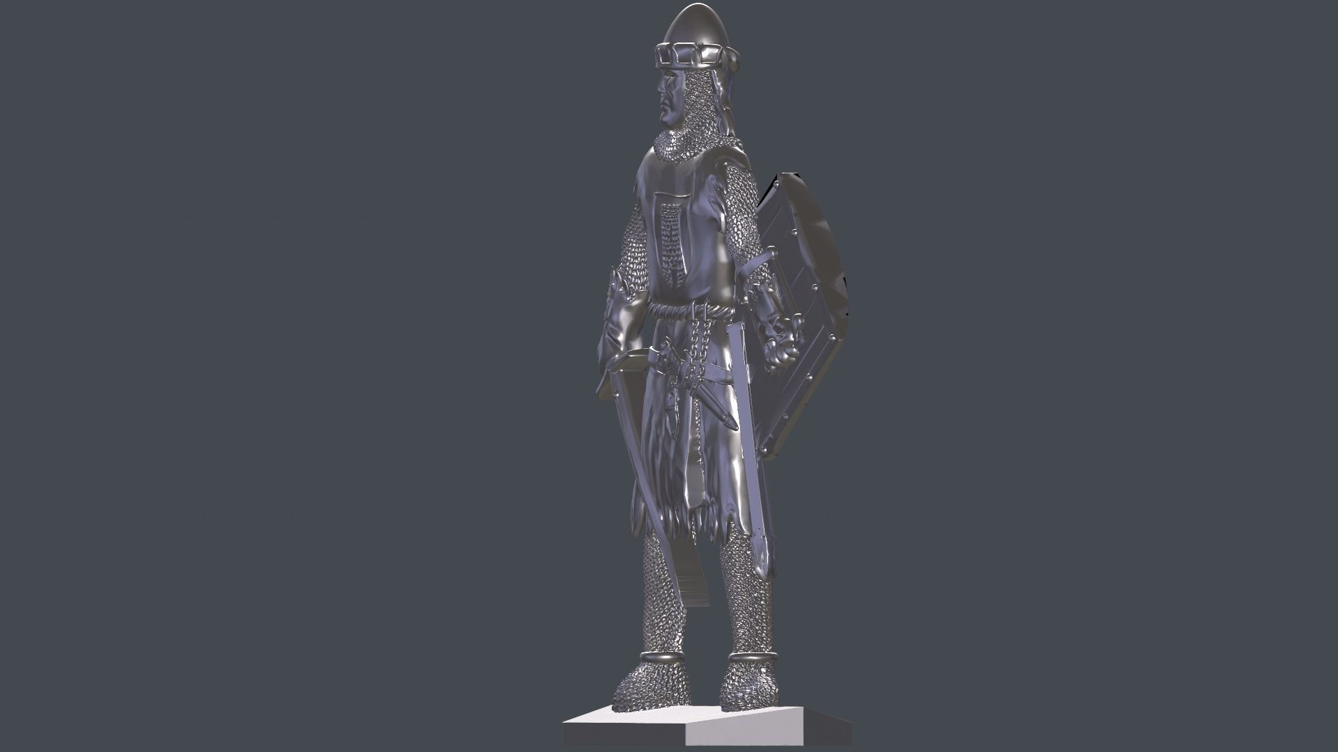 Knight 6 in armor 3D print model_25