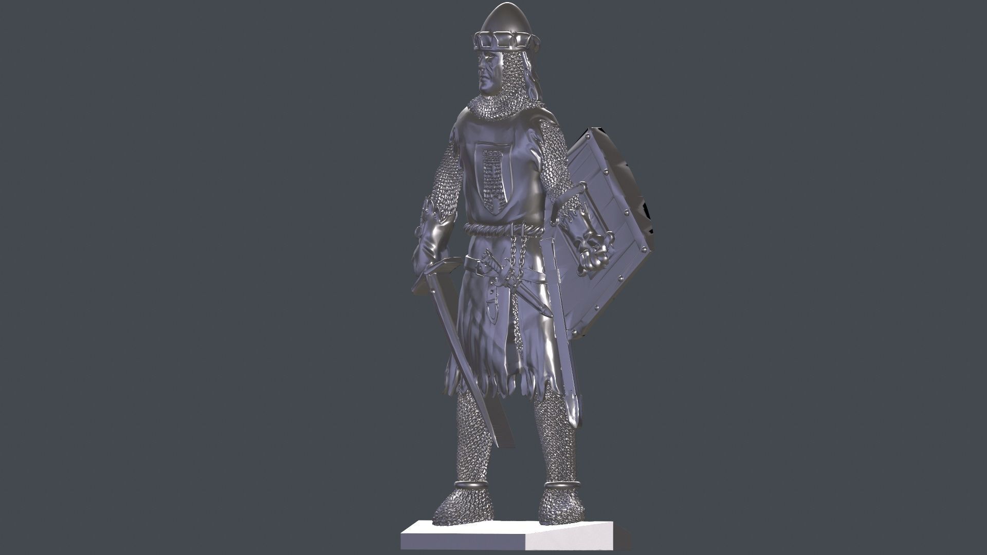 Knight 6 in armor 3D print model_30