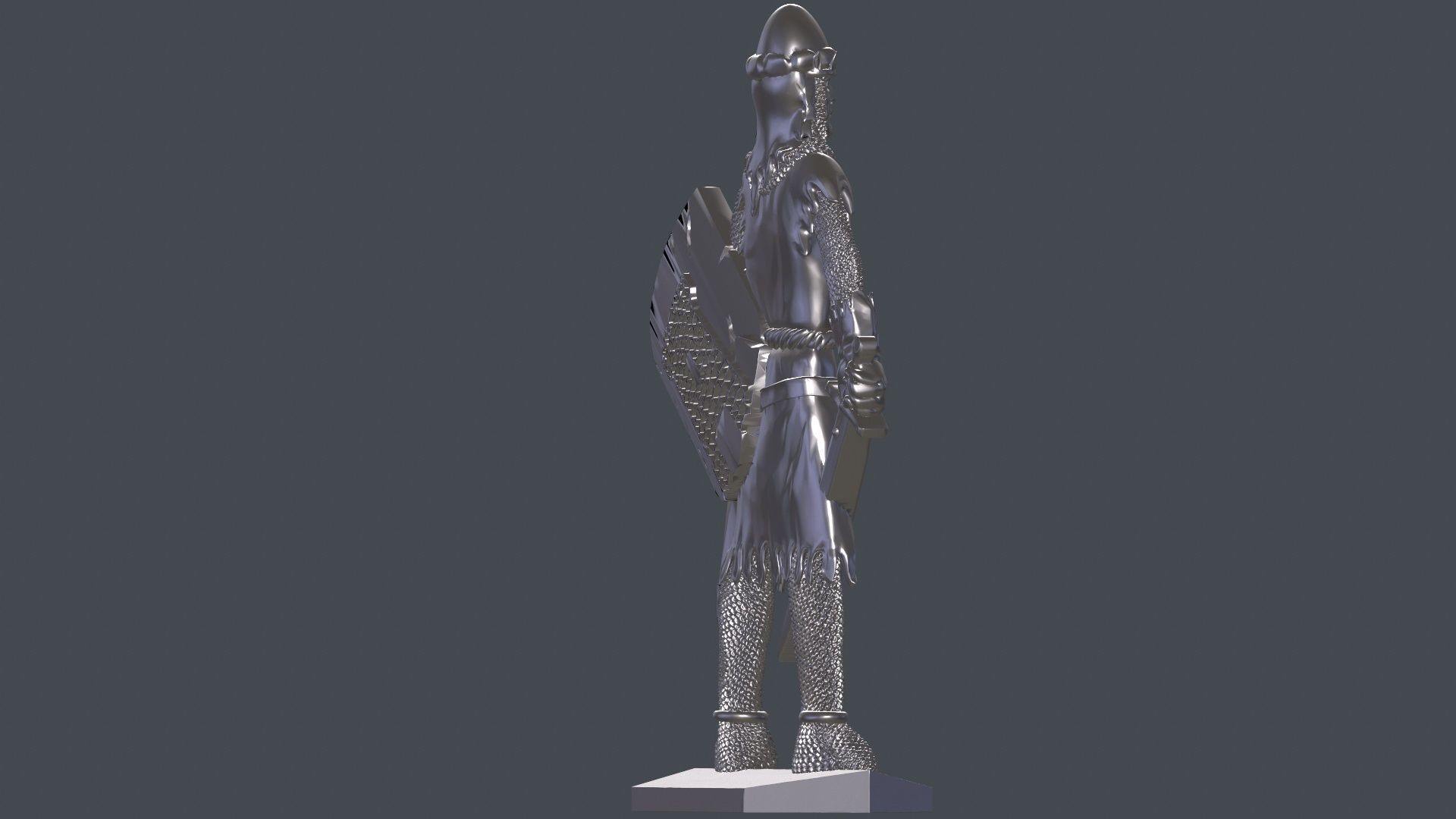 Knight 6 in armor 3D print model_10