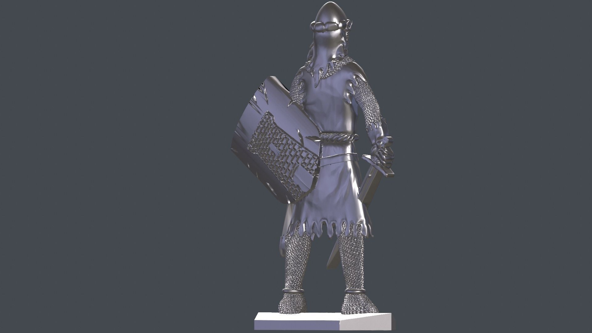 Knight 6 in armor 3D print model_12