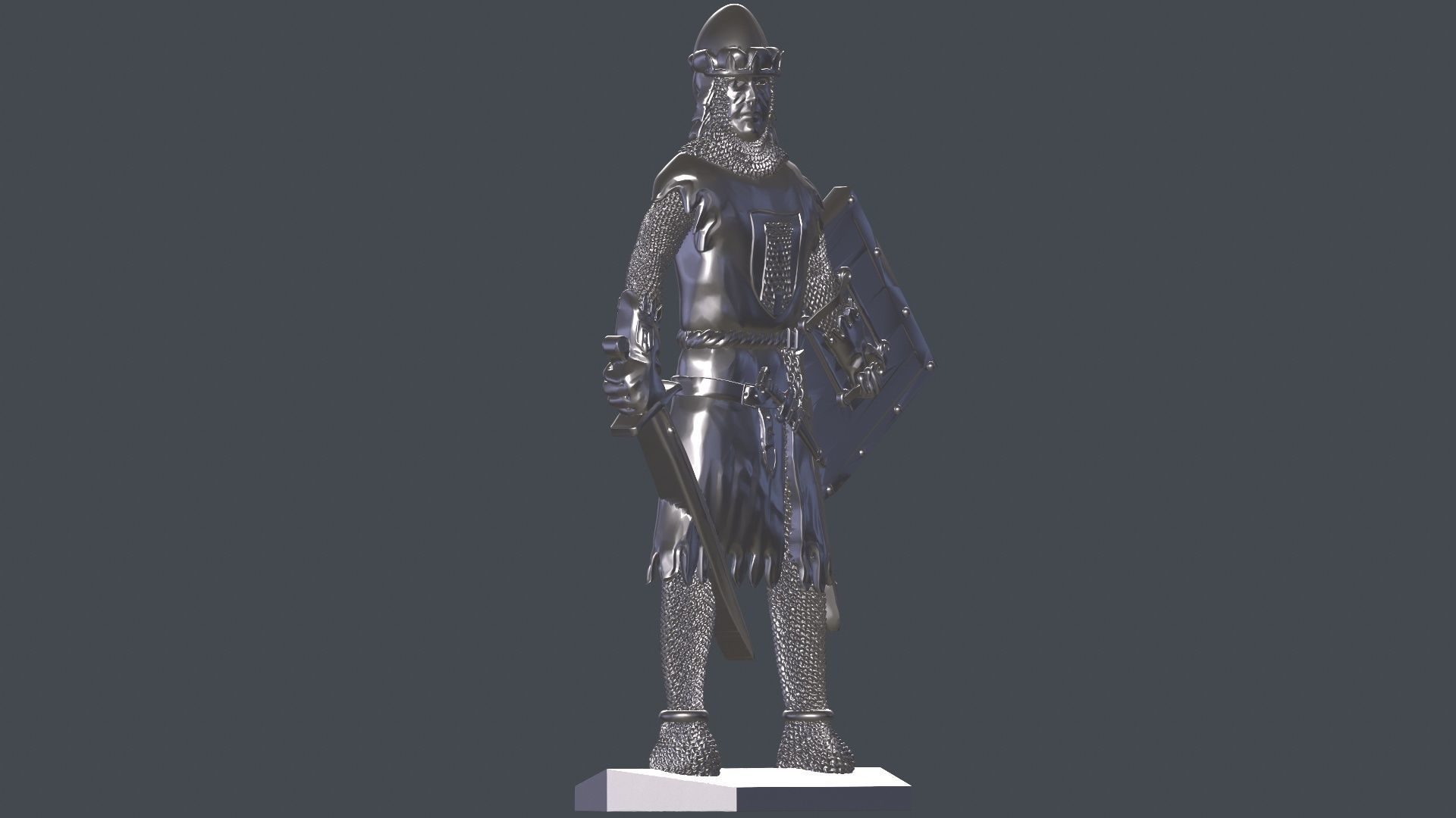 Knight 6 in armor 3D print model_5