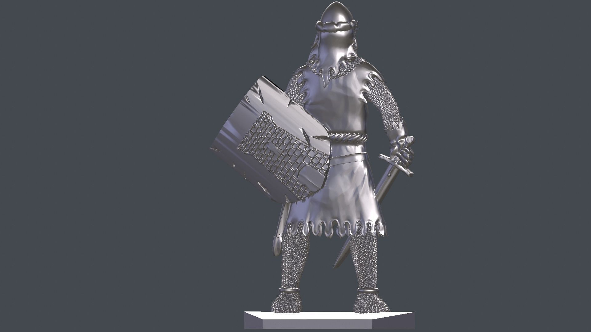Knight 6 in armor 3D print model_17