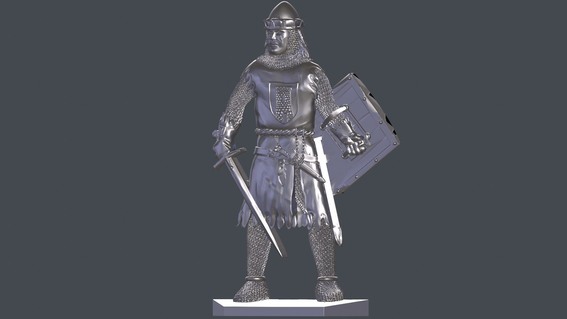 Knight 6 in armor 3D print model_27