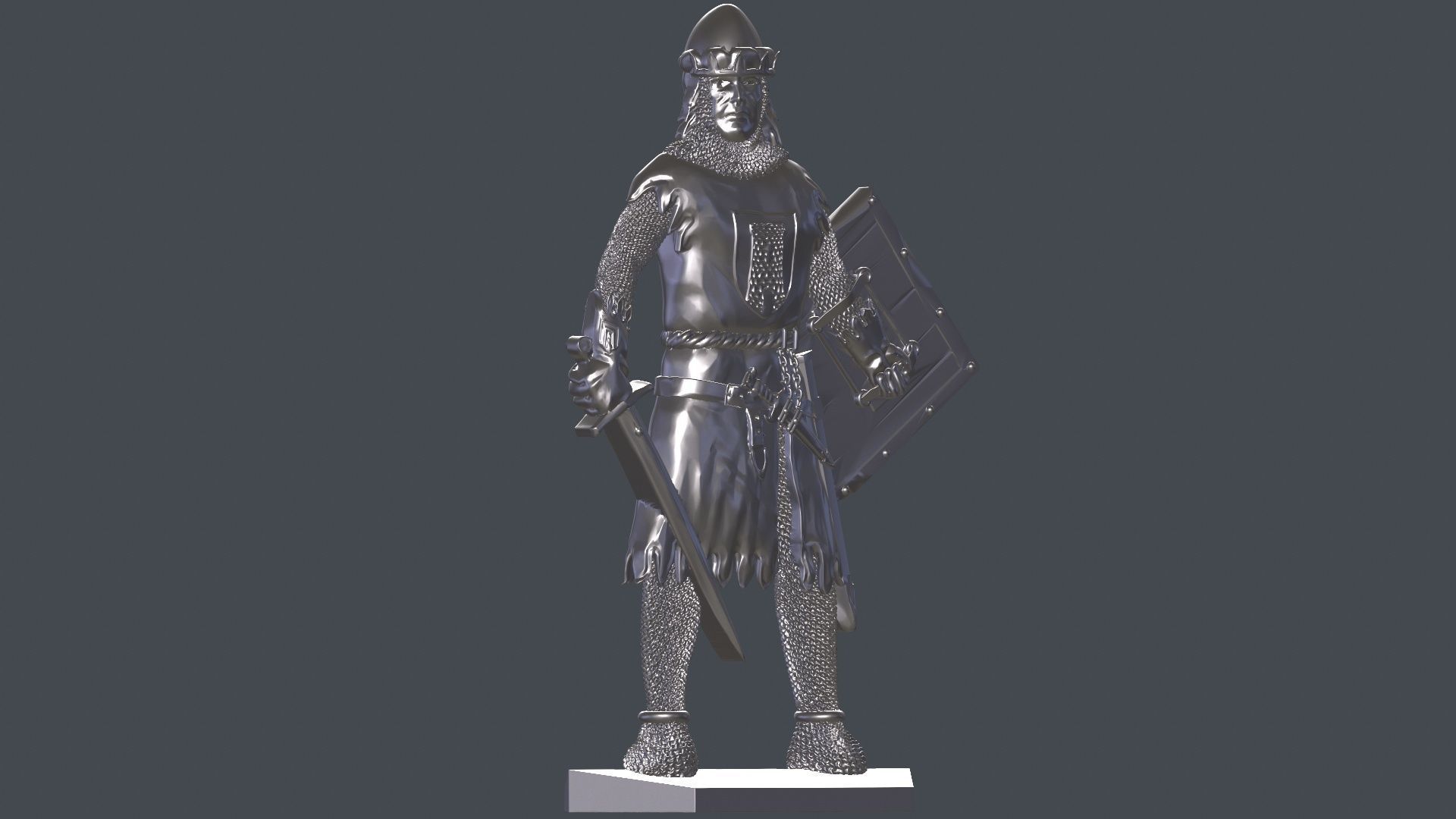 Knight 6 in armor 3D print model_4