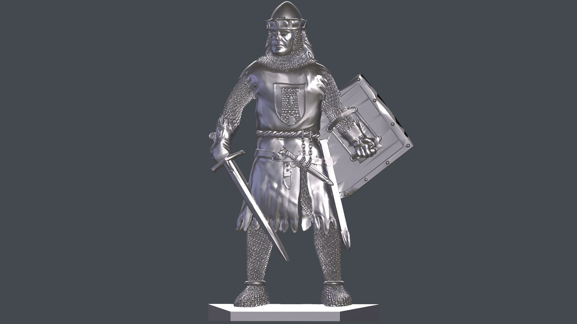 Knight 6 in armor 3D print model_29