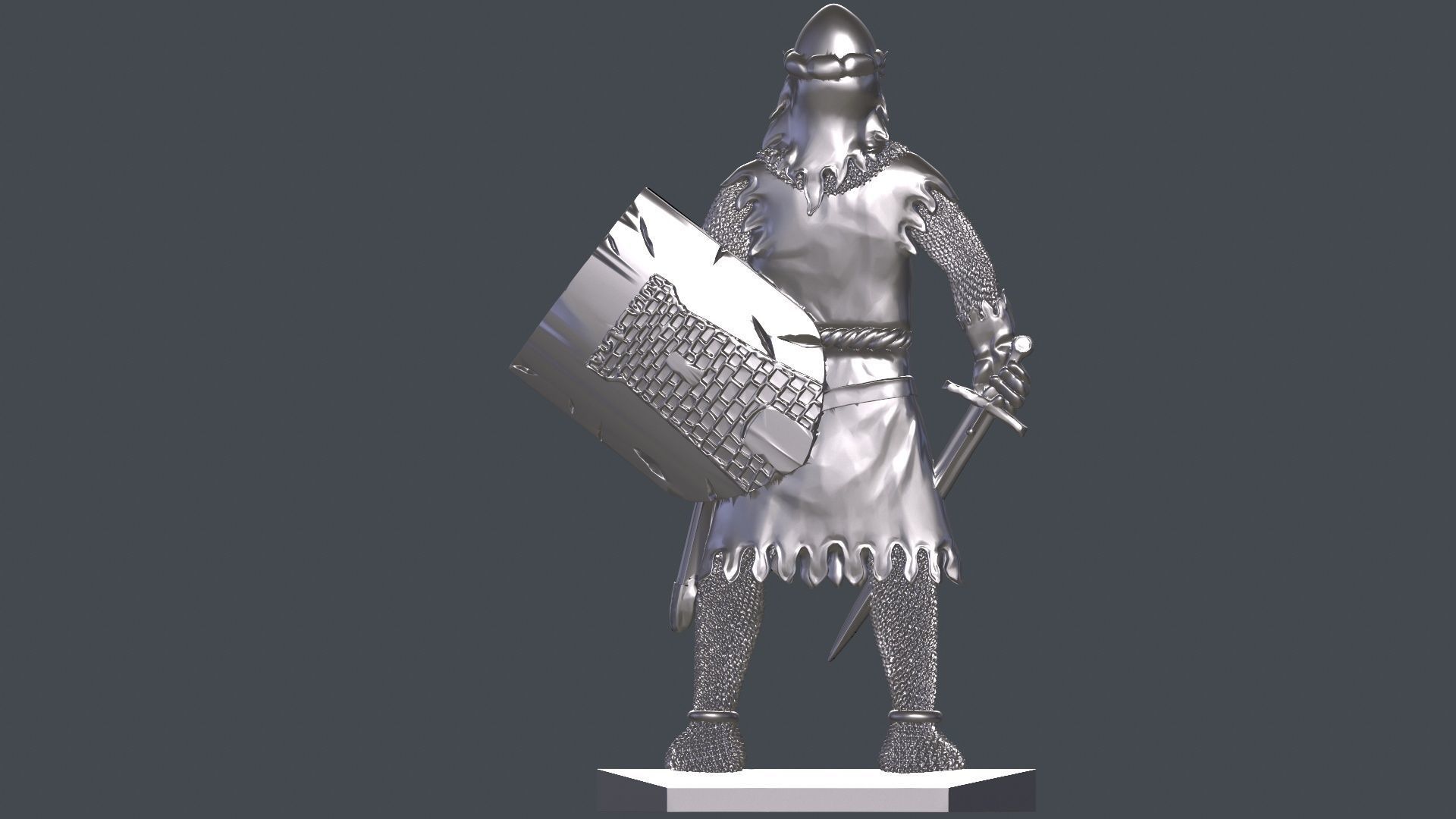 Knight 6 in armor 3D print model_13