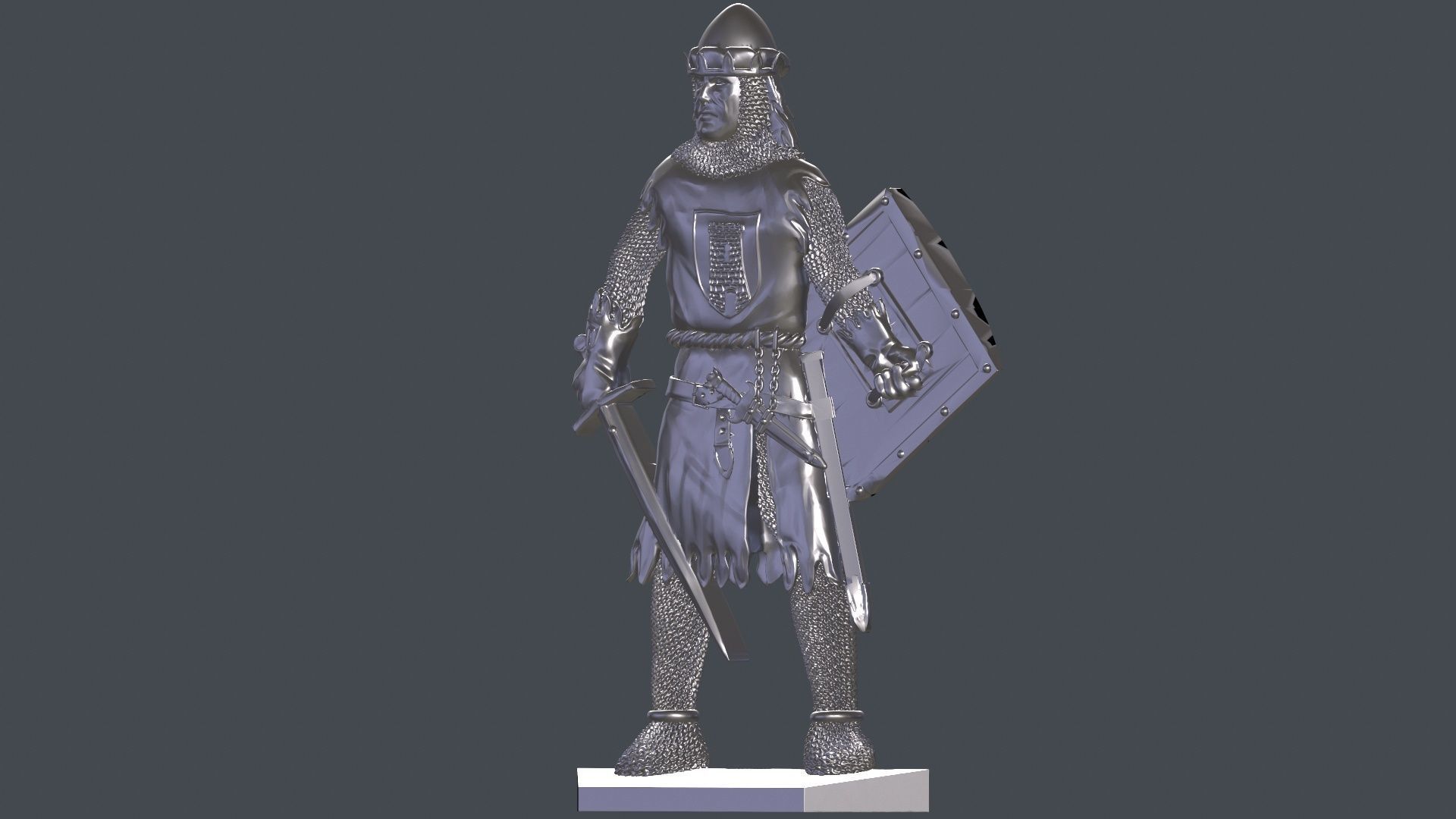 Knight 6 in armor 3D print model_28