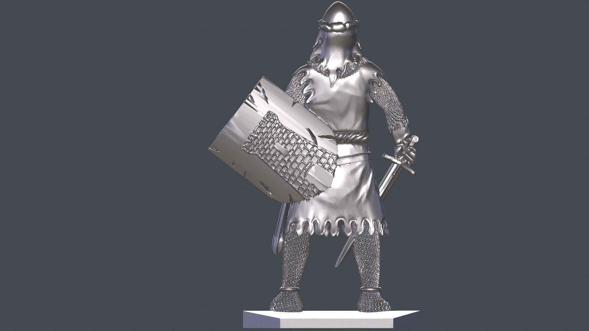 Knight 6 in armor 3D print model_23