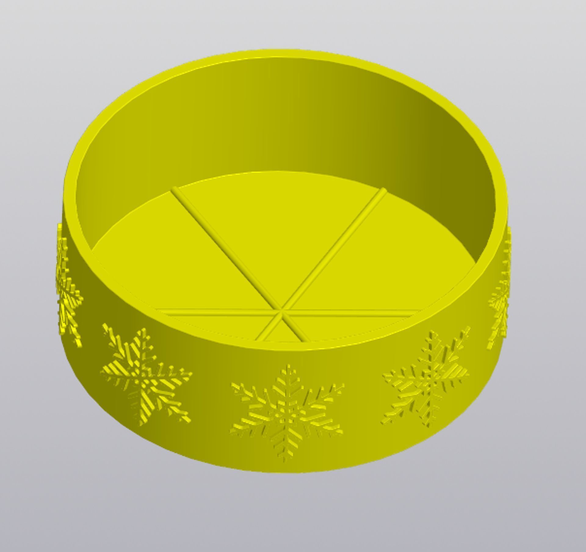 Snowman planter 3D print model_21