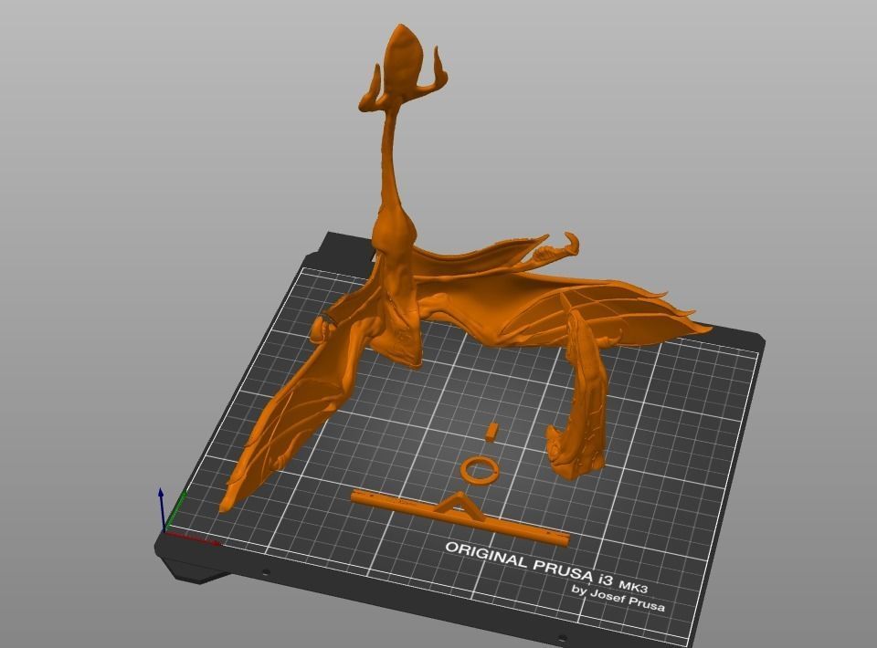 Avatar Ikran Flying Mobile 3D print model_6