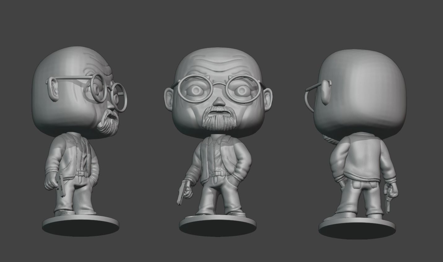 Little walter white 3D print model_5