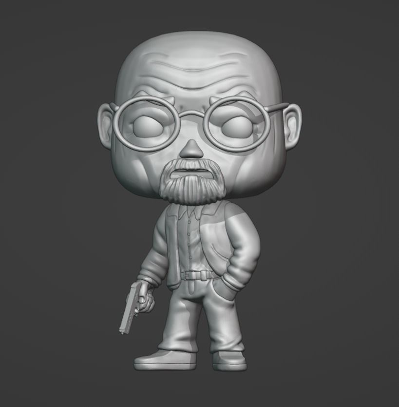 Little walter white 3D print model_8