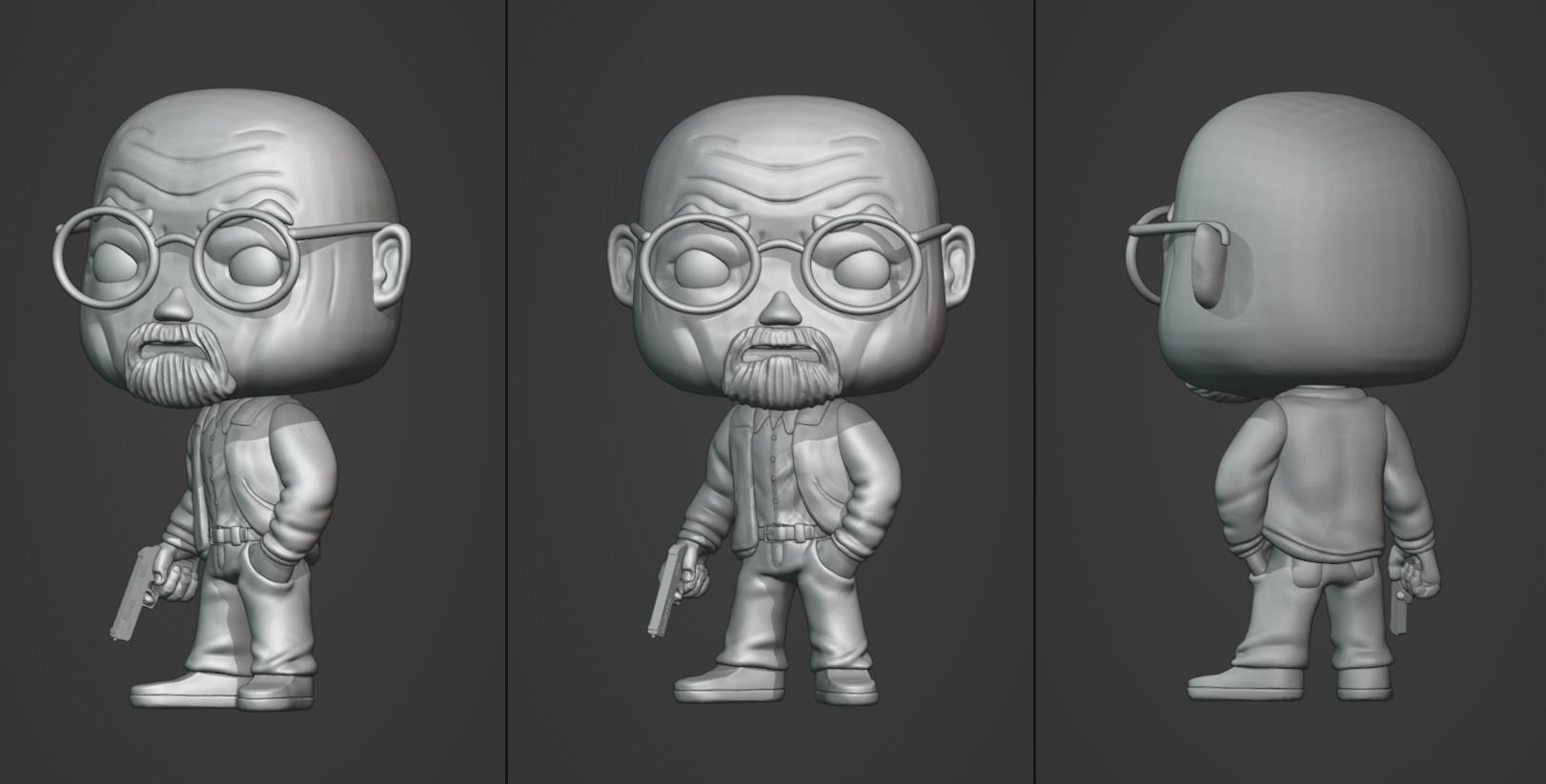 Little walter white 3D print model_7
