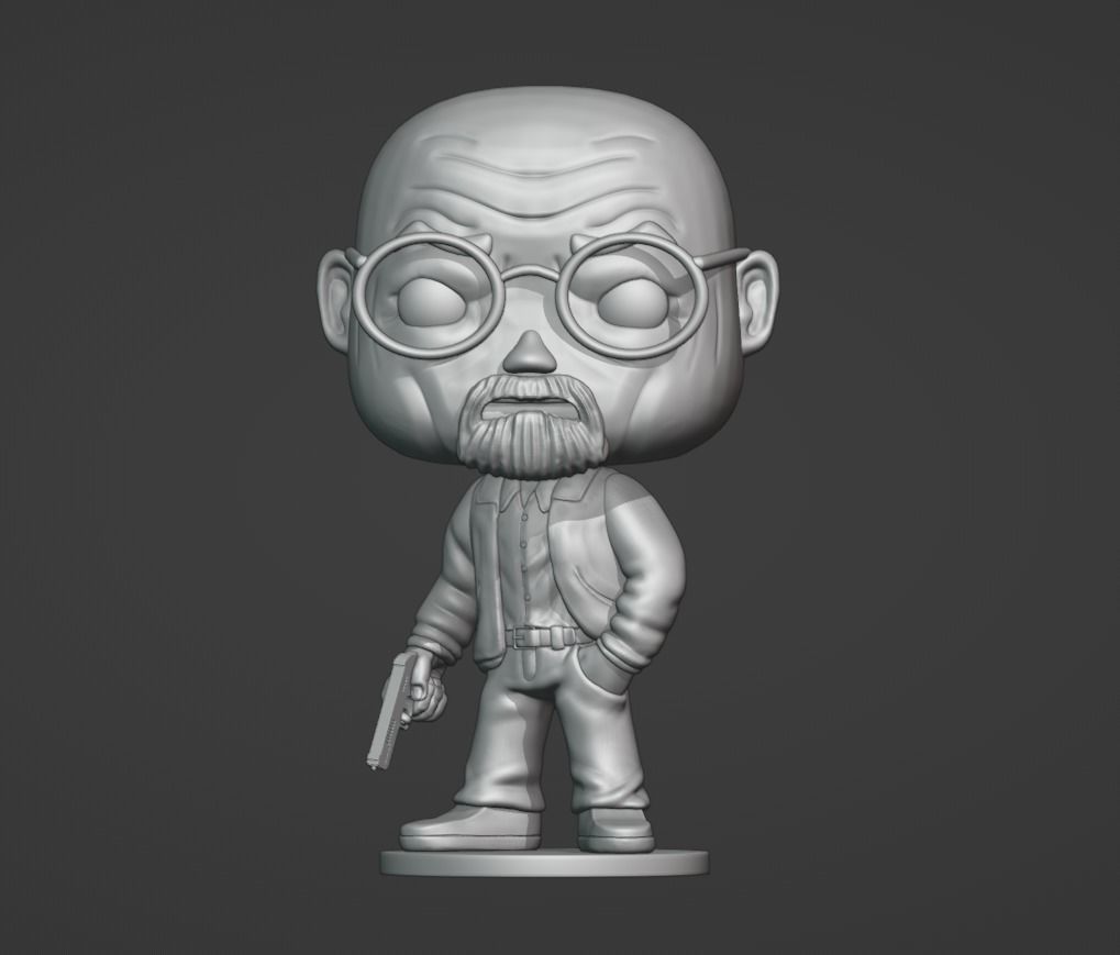 Little walter white 3D print model_3