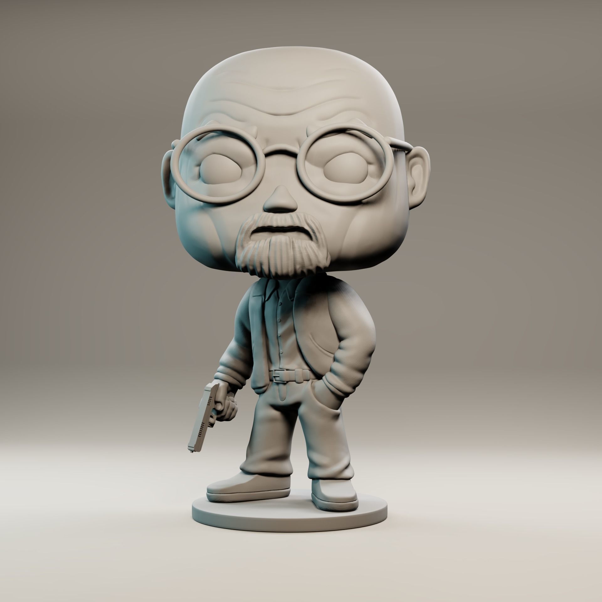 Little walter white 3D print model_1