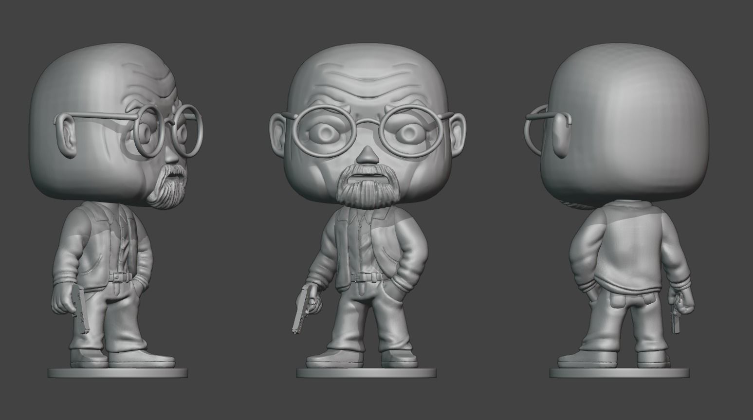 Little walter white 3D print model_2