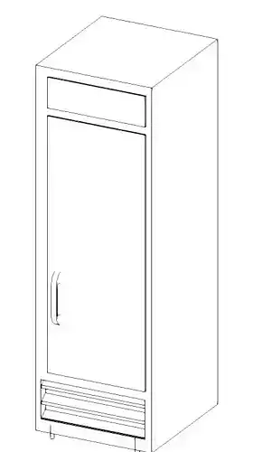 REFRIGERADORA refrigerator with door