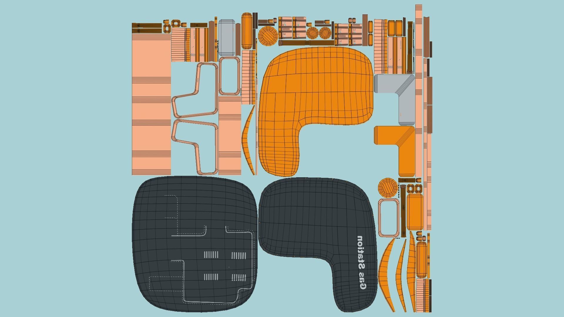 10 Sci Fi Buildings Collection D - Orange - Exterior Design _32