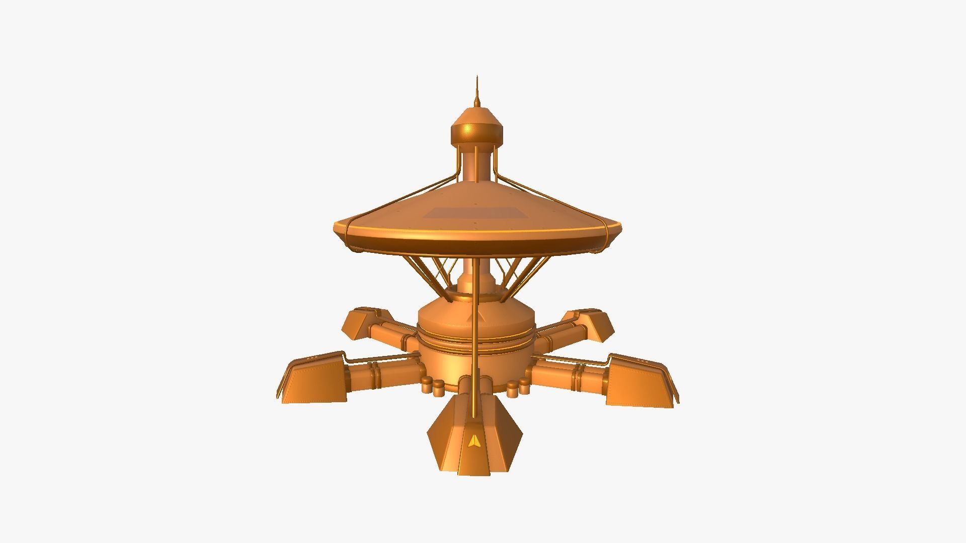 10 Sci Fi Buildings Collection D - Orange - Exterior Design _95