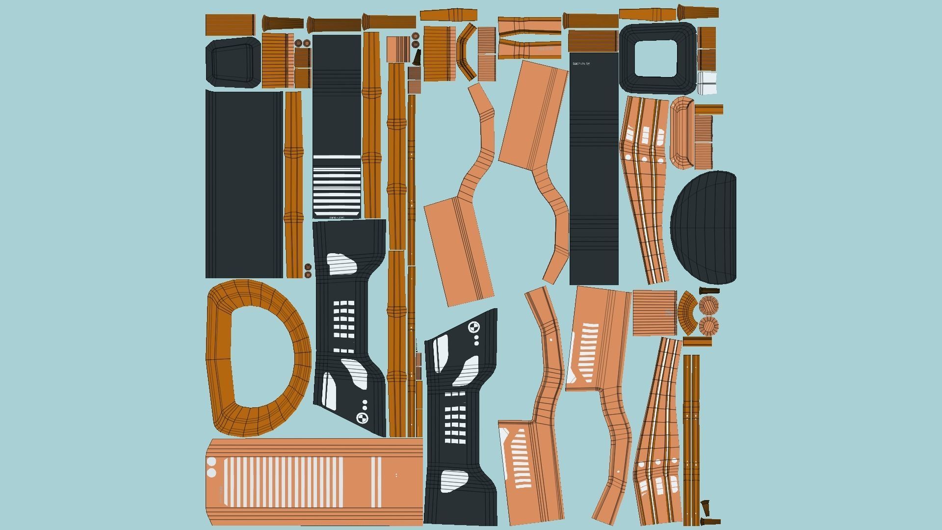 10 Sci Fi Buildings Collection D - Orange - Exterior Design _22